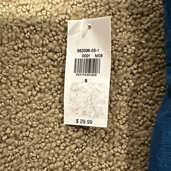 Old Navy Royal Blue High-Waist Linen-Blend Women's Shorts - Picture 4 of 5